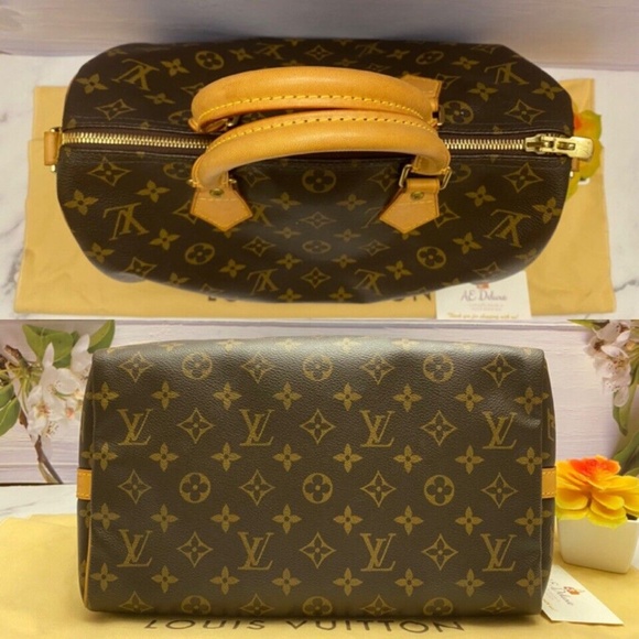 ❤️‍🩹SOLD❤️‍🩹 LOUIS VUITTON Speedy 30 Monogram Bandouliere Shoulder Bag (DU1152) - Picture 10 of 12